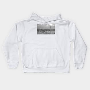 wet south coast pier 2 Kids Hoodie